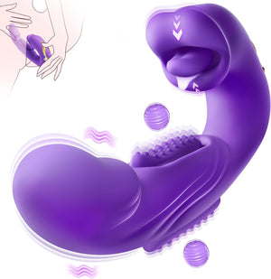 Joylume Between Us handheld rose rabbit vibrator shown in lifestyle setting