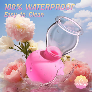 Joylume Blush Bloom manual nipple suckers with simple squeeze control design