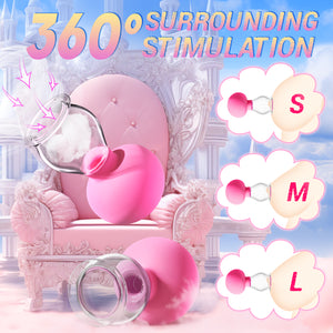 Joylume Blush Bloom nipple toys designed to enhance sensitivity during foreplay