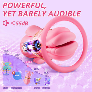 Joylume Bold Desire compact vibrating nipple suckers shown from product view