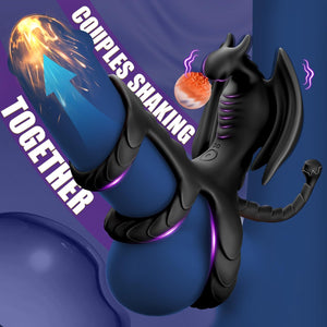 Joylume Dragon Pulse cock ring featuring dragon inspired design and vibration