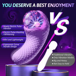 Joylume electric pulse clitoral wand with multiple vibration modes