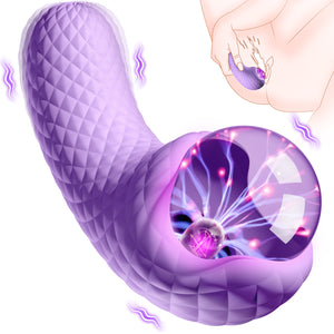 Joylume electric pulse clitoral wand vibrator with combined pulse and vibration