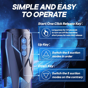 Joylume IronVine electric penis pump with easy to operate control system