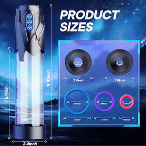 Joylume IronVine waterproof electric penis pump for convenient cleaning
