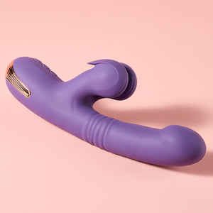 Joylume Little Pinch handheld retractable vibrator in lifestyle setting