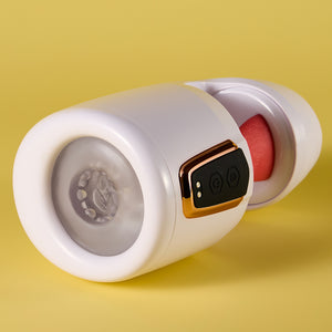 Joylume Power Stroke thrusting male masturbator designed for rhythmic motion