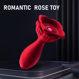 Joylume rose anal plug featuring multiple vibration modes