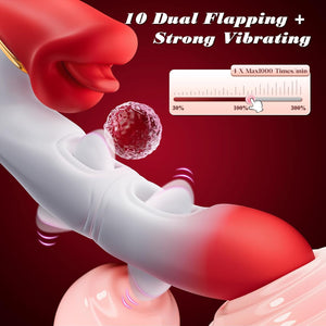 Joylume Sweet Biter vibrator featuring lifelike flapping tongue licking motion