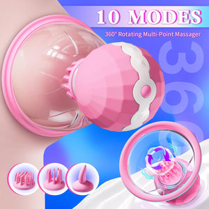 Joylume Velvet Orbit nipple sucker featuring rotating stimulation design
