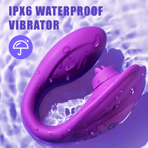 Joylume Violet Whisper remote control vibrator designed for discreet hands free use