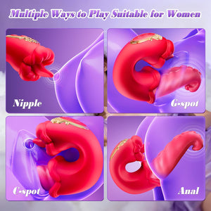 Joylume Crimson Orchid rose vibrator featuring powerful vibration modes