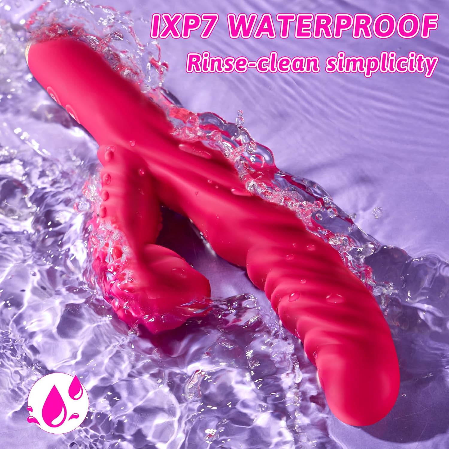 Joylume rabbit vibrator with multiple vibration and intensity modes