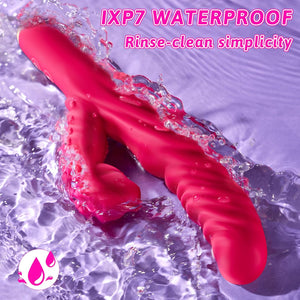 Joylume rabbit vibrator with multiple vibration and intensity modes