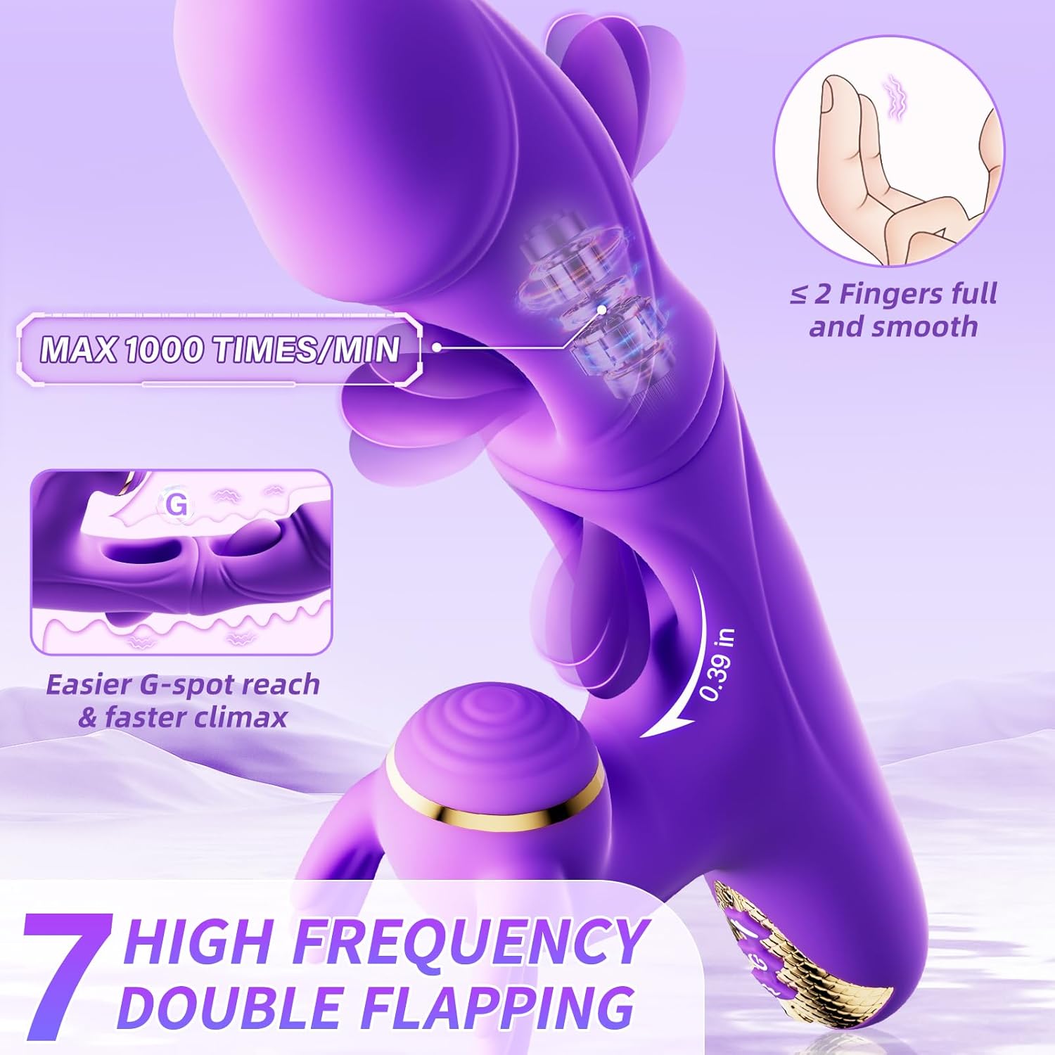 Joylume Good Trouble rabbit vibrator designed for external clitoral stimulation