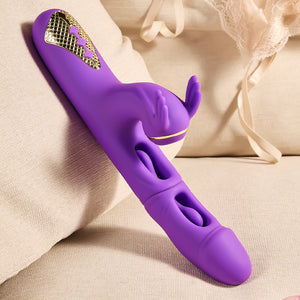Joylume Good Trouble rabbit vibrator for combined G spot and clitoral pleasure