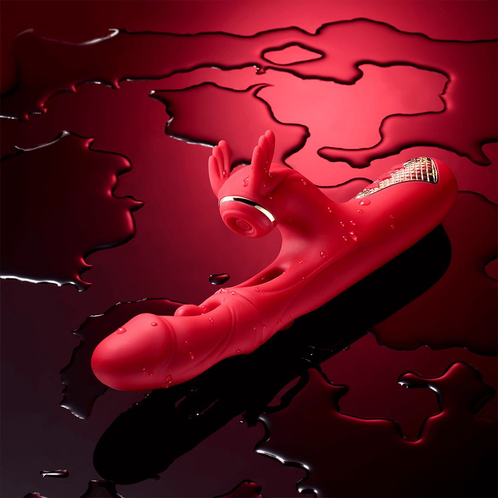 Joylume Good Trouble vibrator highlighting textured silicone surface detail