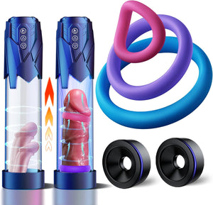 Joylume IronVine electric penis pump with adjustable vacuum suction modes