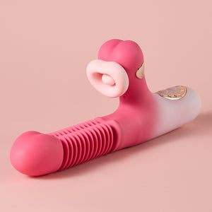 Joylume Sticky Mouth tongue style vibrator designed for rhythmic vibration and comfort