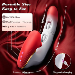 Joylume Sweet Biter dual tongue vibrator with multiple stimulation modes