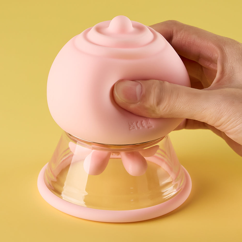 Joylume Velour Grip compact nipple toys designed for controlled stimulation