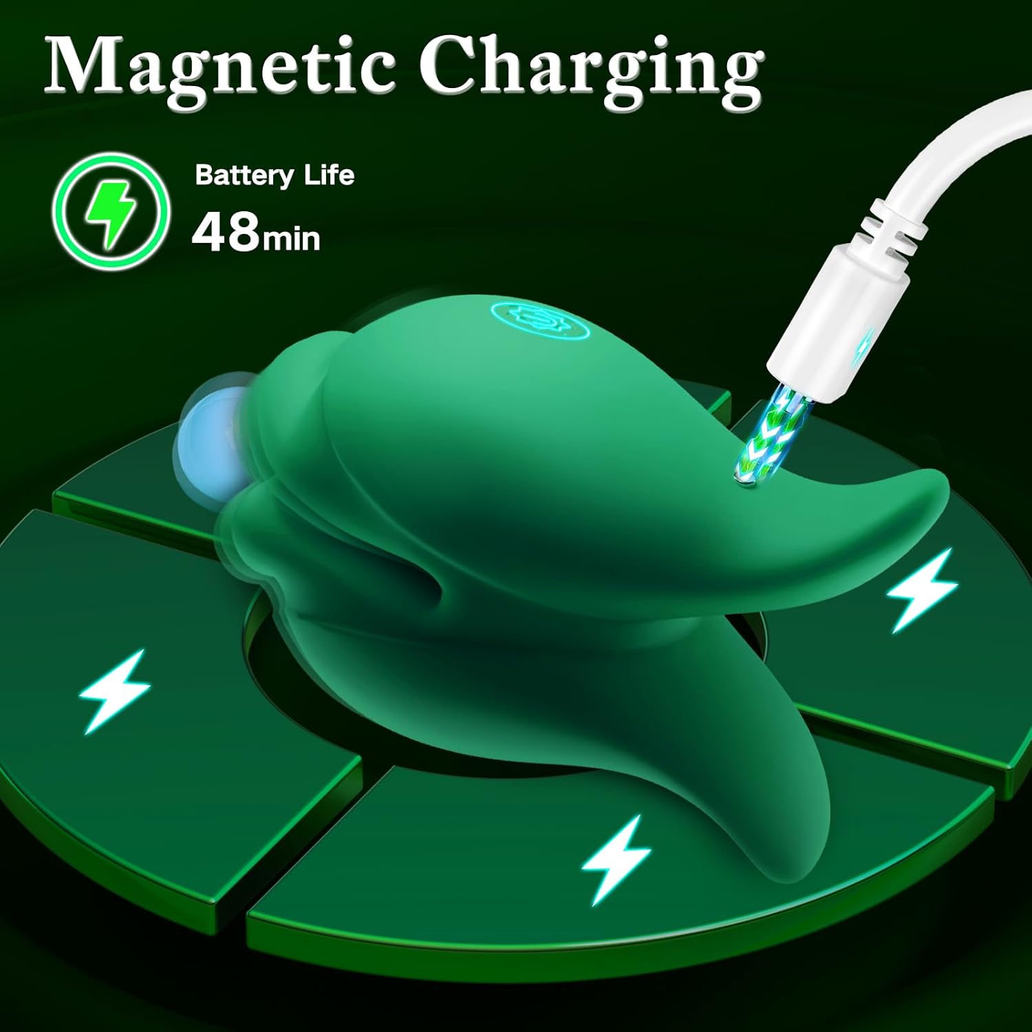 Joylume Verdant Bite wearable nipple clamp designed for discreet sensory play