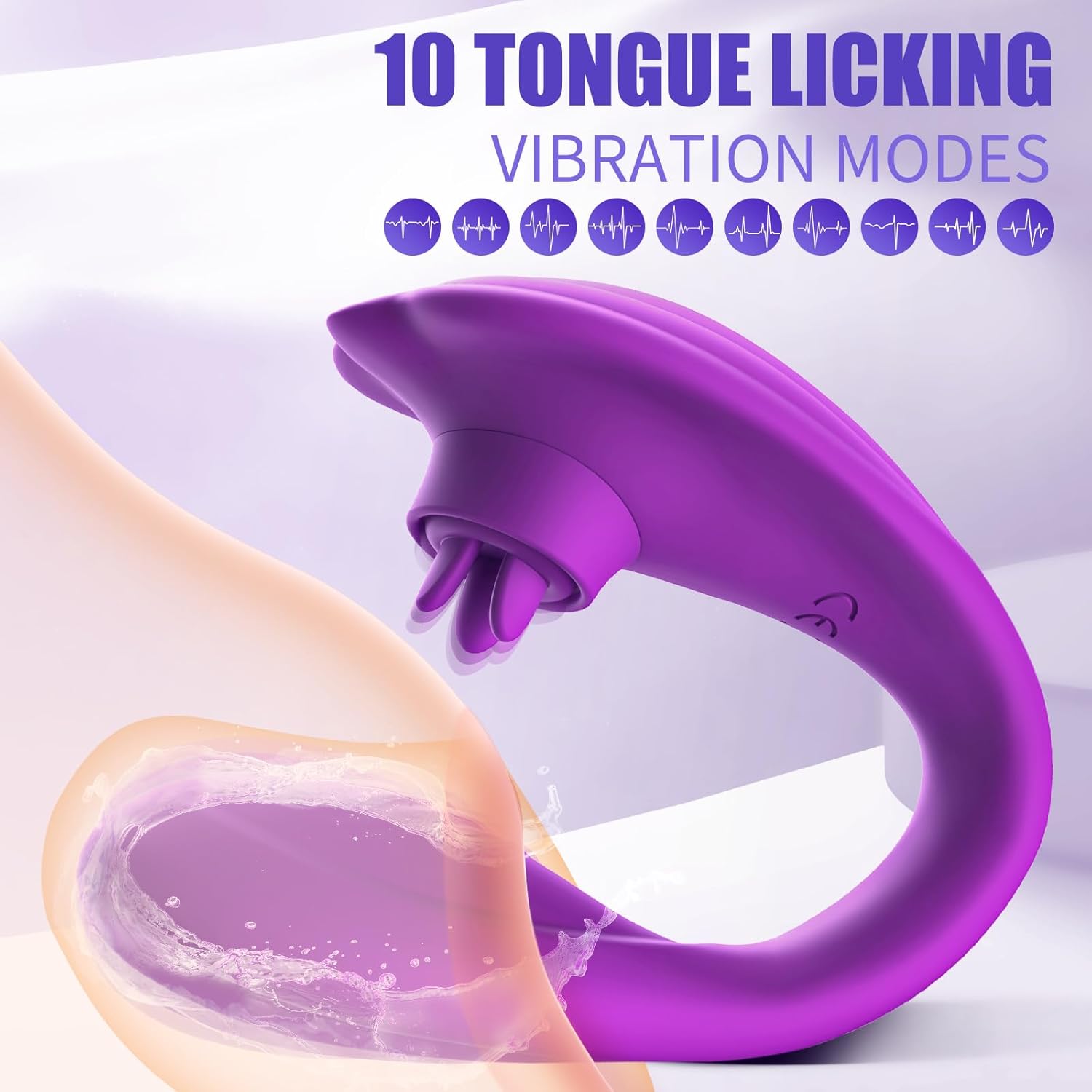 Joylume Violet Whisper G spot vibrator with internal vibration modes