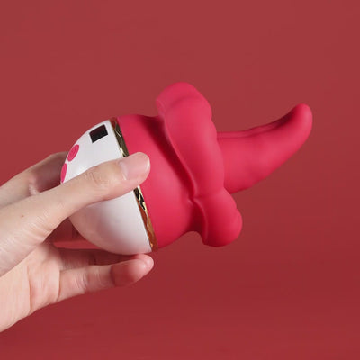 Joylume Silk Teaser rose tongue vibrator designed for focused clitoral stimulation