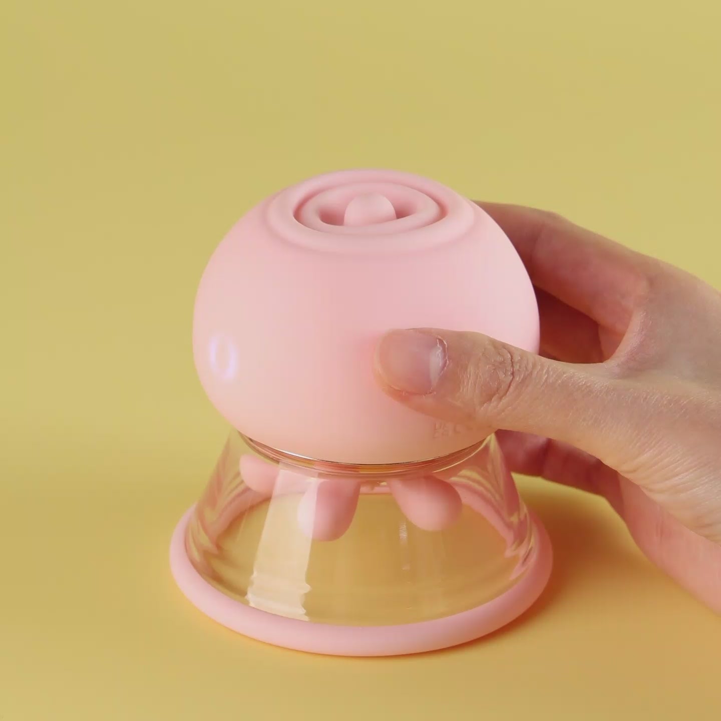 Joylume Velour Grip vibrating nipple toys with kneading motion and suction