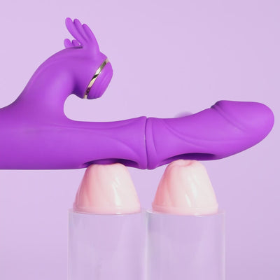 Joylume Good Trouble rabbit vibrator featuring multiple motion and vibration modes